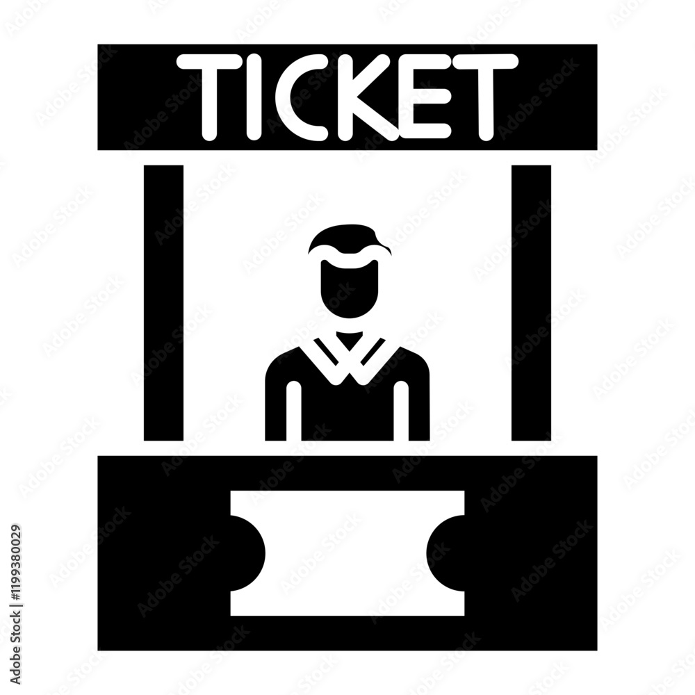 Ticket Office Icon Ticket Office Icon