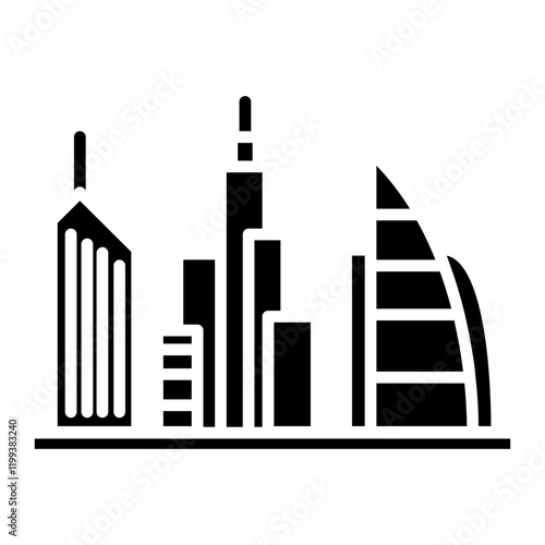 Dubai Scenery Icon