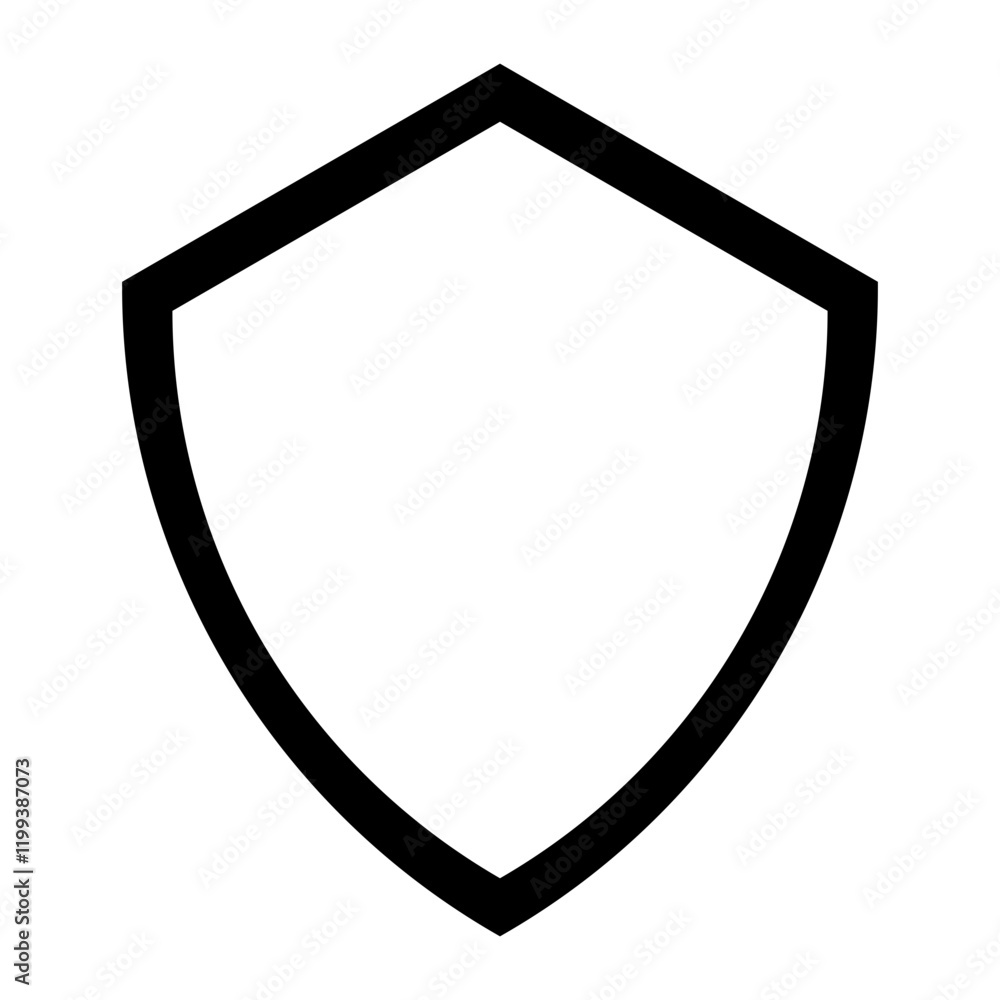 Steel Shield Icon Steel Shield Icon