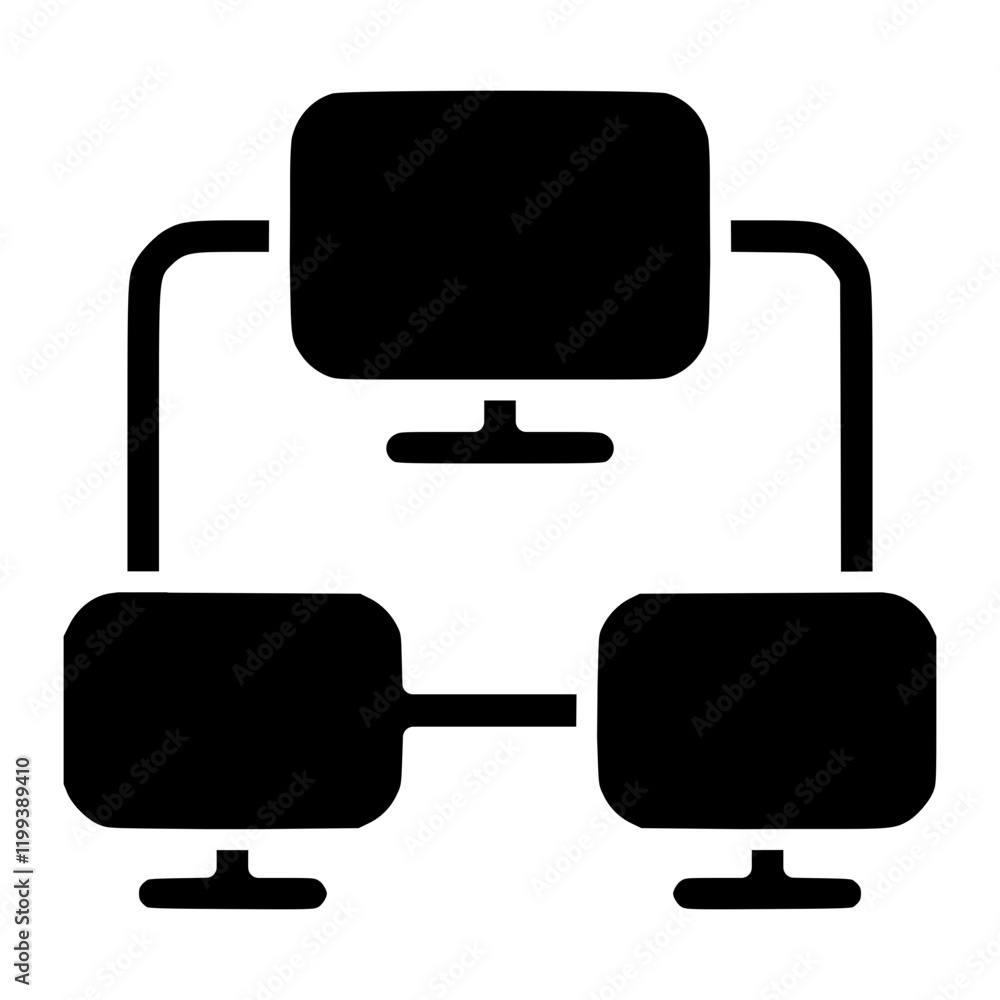 Computer Networking Icon Computer Networking Icon