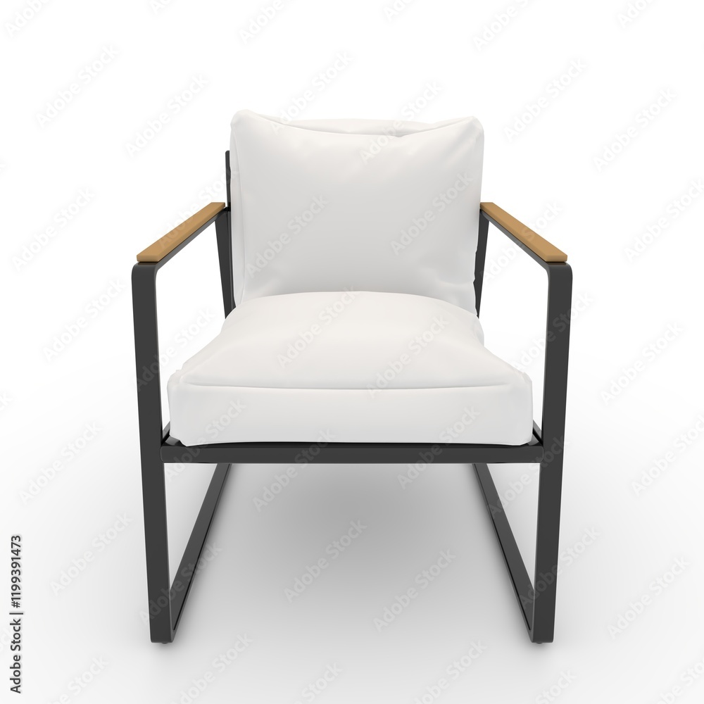 3d render armchair design element. Furniture 3d render armchair design element. Furniture