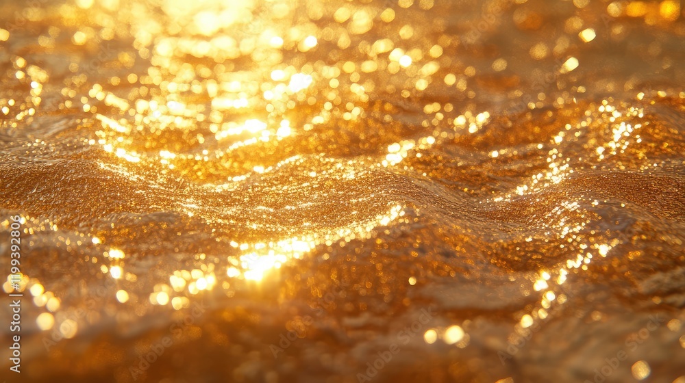 Shimmering Gold Surface with Depth and Illumination, Captivating Highlights, Text Space Available Shimmering Gold Surface with Depth and Illumination, Captivating Highlights, Text Space Available