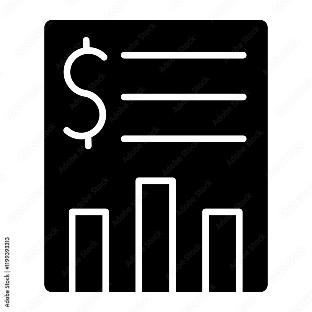 Financial Report Icon Financial Report Icon