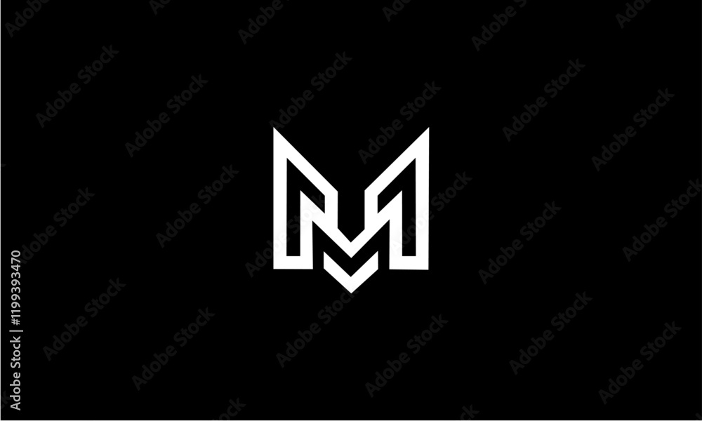 M logo design M logo design