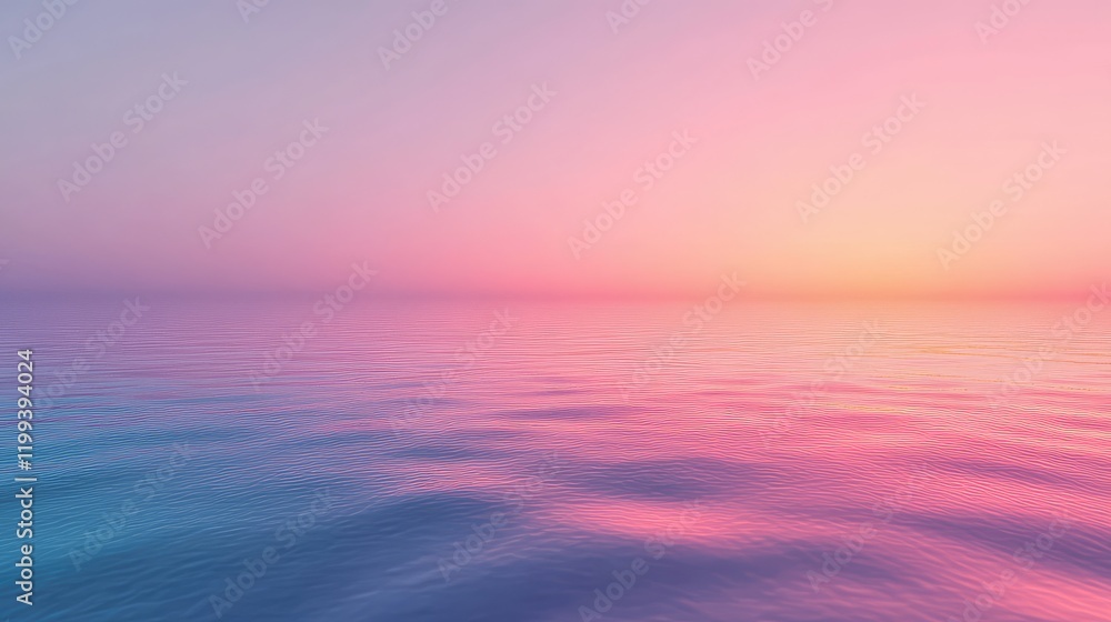 Vibrant Sunset Reflected on Calm Waters with Blank Area for Text Space Vibrant Sunset Reflected on Calm Waters with Blank Area for Text Space