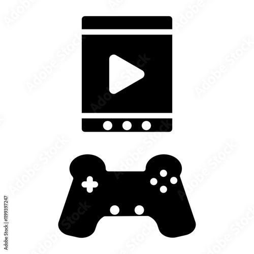 Mobile Gaming Icon