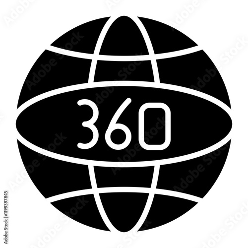 360 Degrees Icon