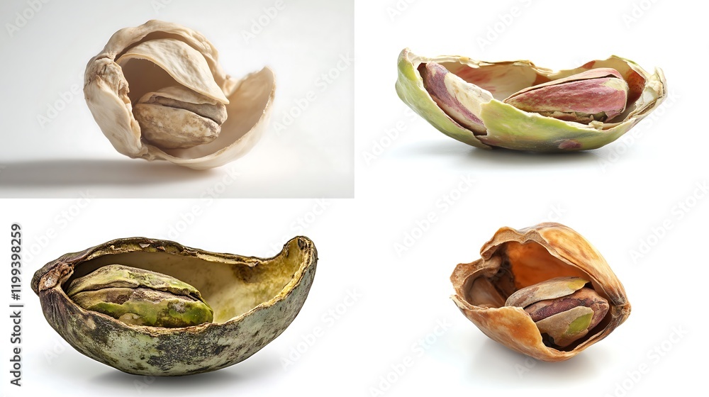 pistachio nuts isolated on white background pistachio nuts isolated on white background