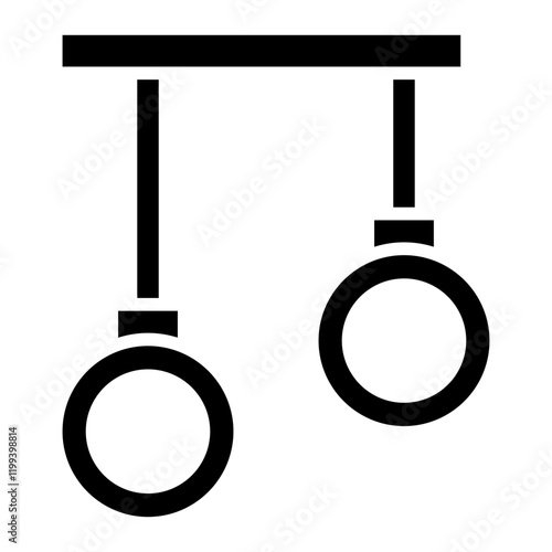 Gym Rings Icon