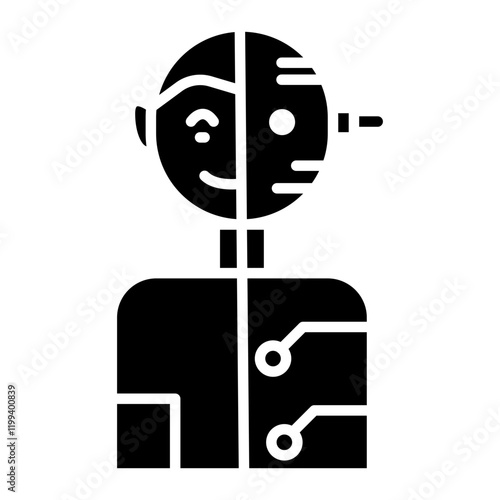 Humanoid Robot Icon