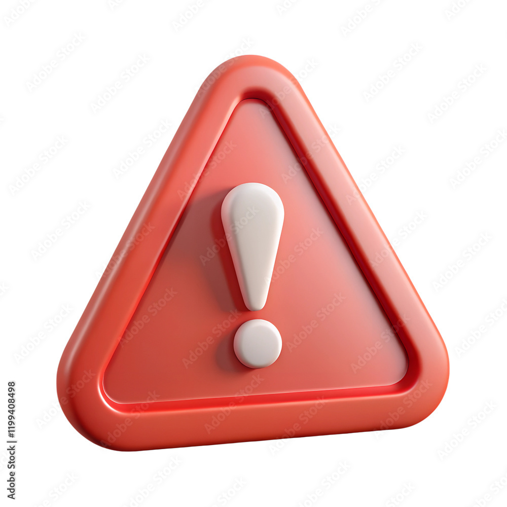 3d alert sign, attention mark, caution icon. Isolated yellow triangle with exclamation mark. 3d alert sign, attention mark, caution icon. Isolated yellow triangle with exclamation mark.