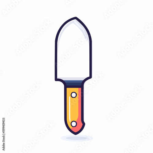 Gardening Trowel Tool Illustration. Vector Image