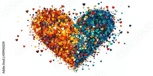 Colorful Heart Art