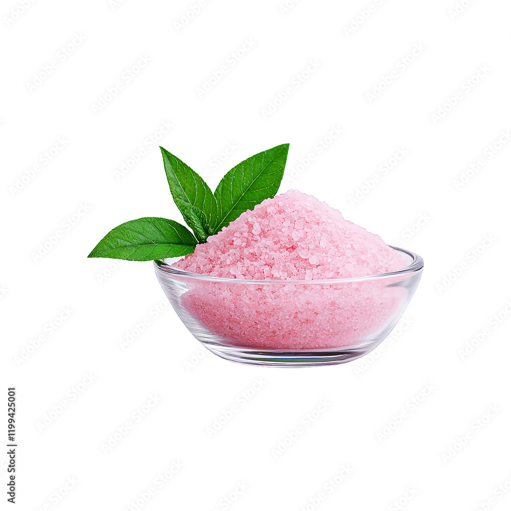 Pink Himalayan Salt In A Bowl For Spa And Relaxation Pink Himalayan Salt In A Bowl For Spa And Relaxation