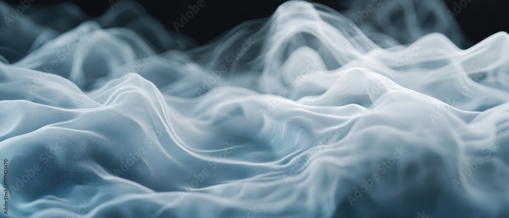 Obraz premium Gigapixel quality floating smoke layers in an ethereal abstract environment