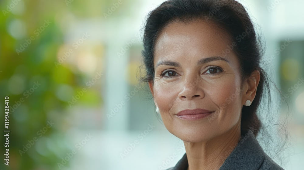 Professional African American Woman Posing for a Corporate Portrait Professional African American Woman Posing for a Corporate Portrait