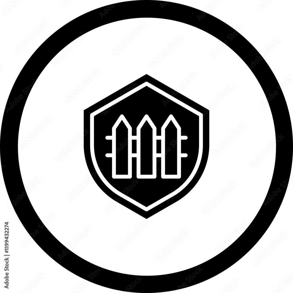 Level Crossing Vector Icon Design Level Crossing Vector Icon Design
