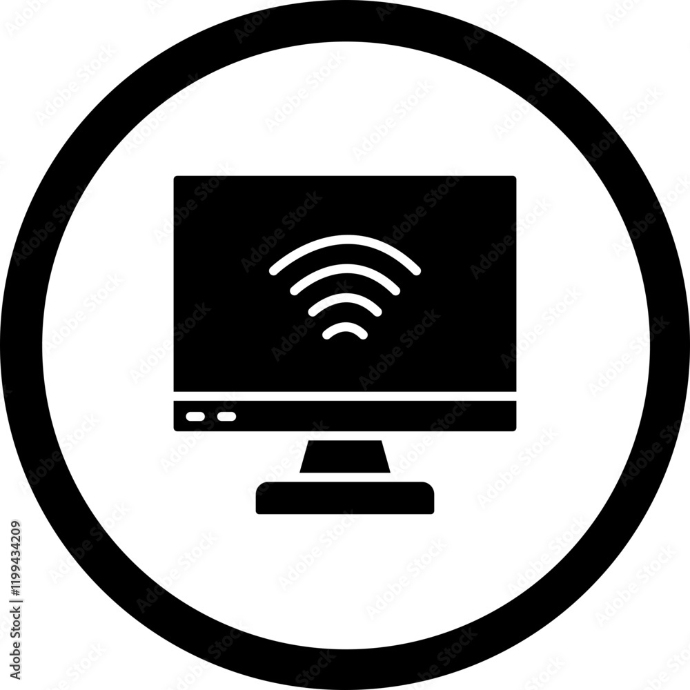 Internet Connection Vector Icon Design Internet Connection Vector Icon Design
