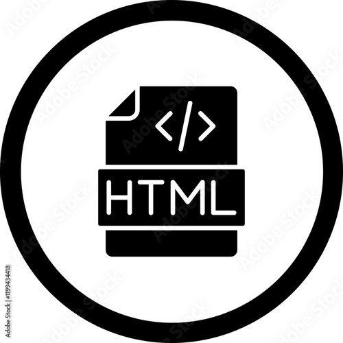 HTML Vector Icon Design