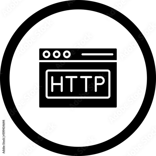 Http Vector Icon Design