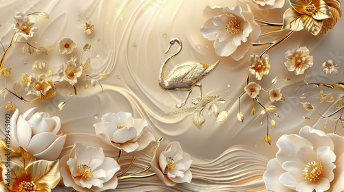 background with flowers