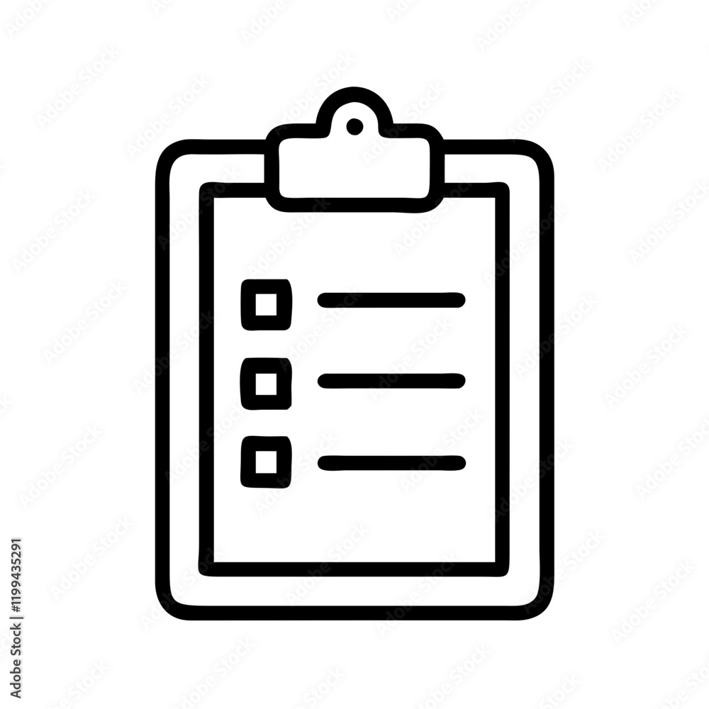clipboard with check list icon vector clipboard with check list icon vector