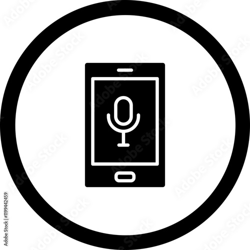 Microphone Vector Icon Design