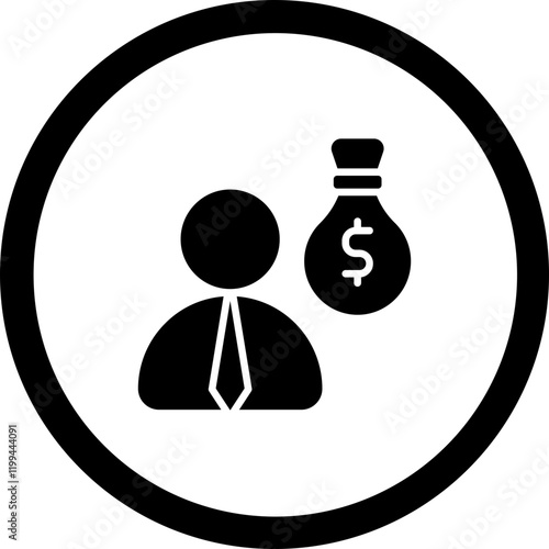 Salary Vector Icon Design
