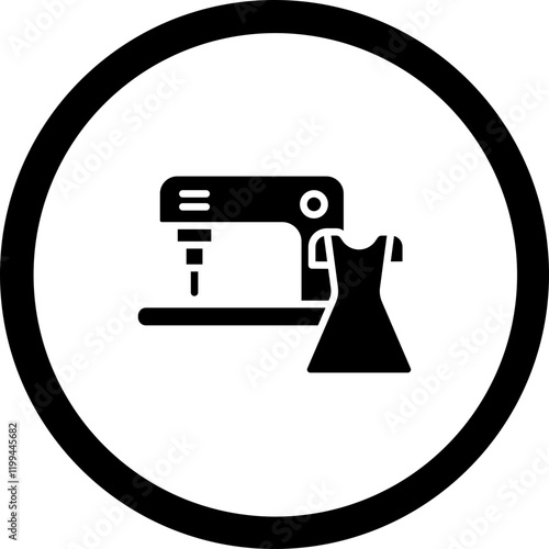 Dressmaking Vector Icon Design
