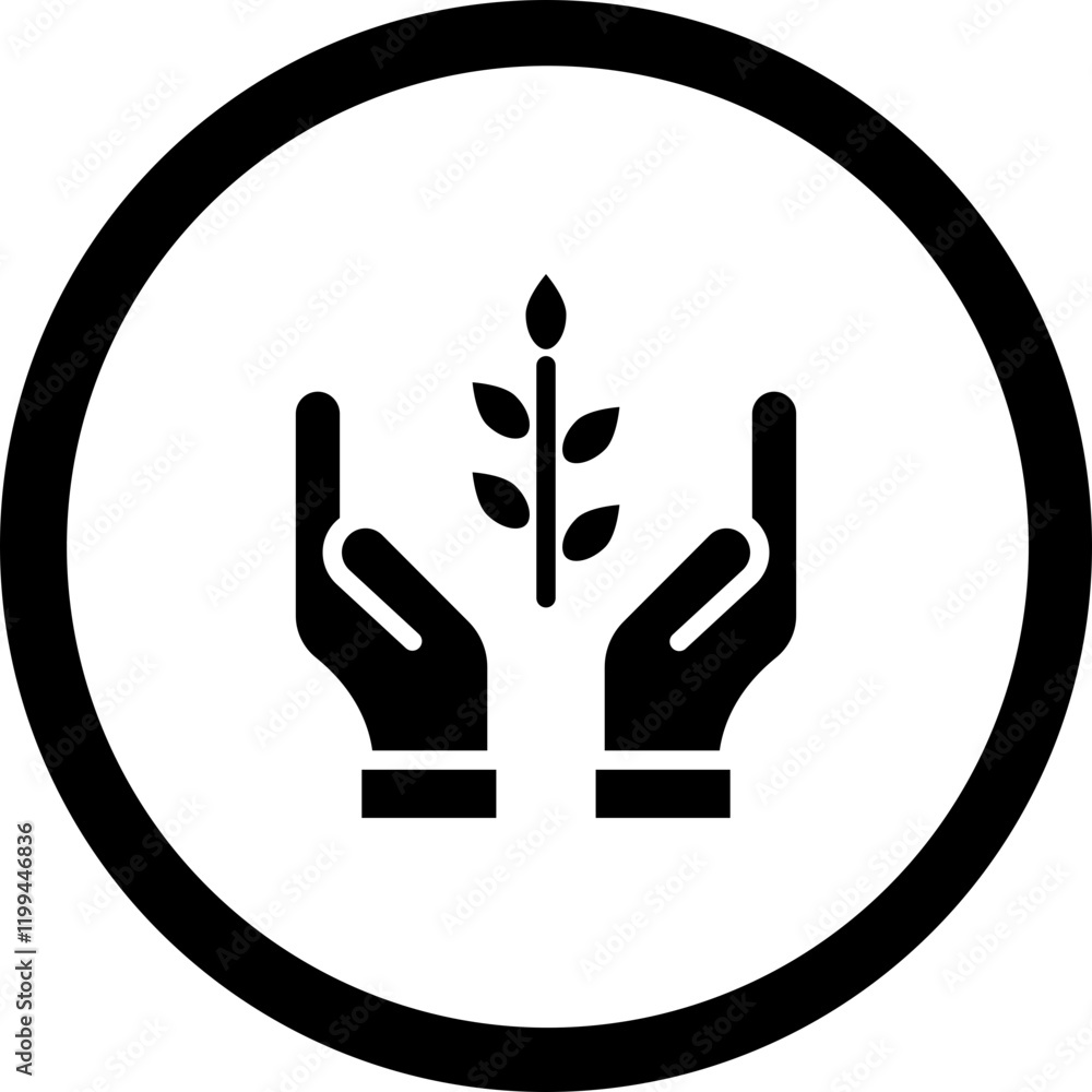Community Garden Vector Icon Design