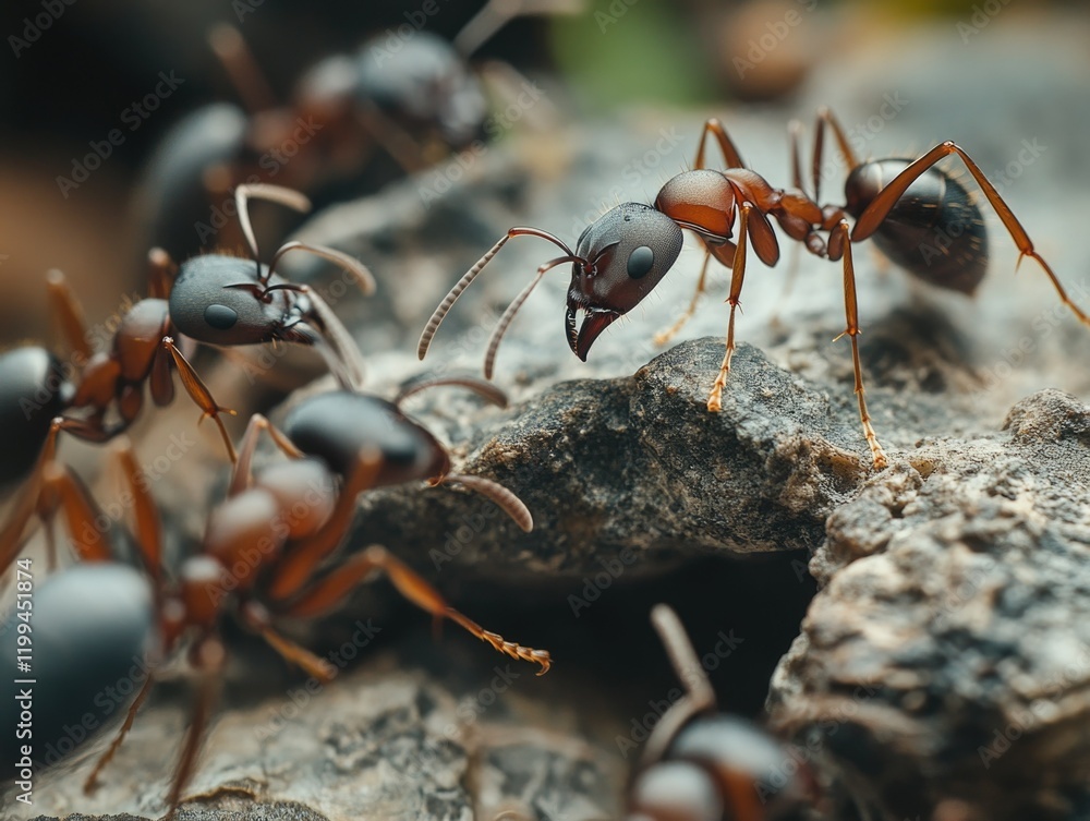 Antennae Cluster - A Close-Up View of Ants Antennae Cluster - A Close-Up View of Ants