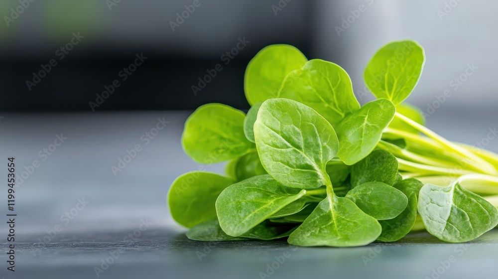 Fresh baby spinach leaves vibrant and ready for culinary adventures Fresh baby spinach leaves vibrant and ready for culinary adventures