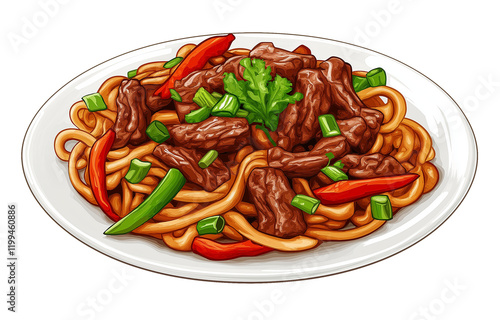 Hormone chow mein photo