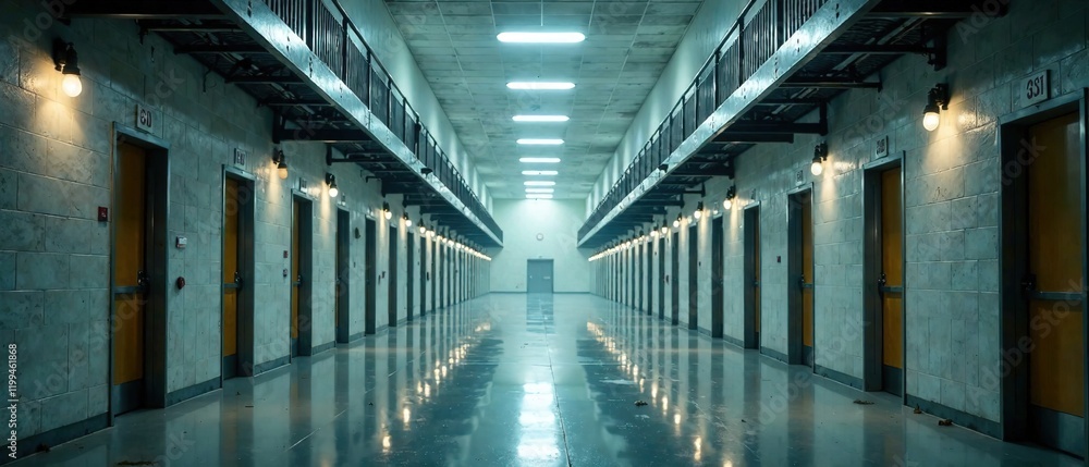 Obraz premium Prison vs. Alternative Sentencing: A Visual Comparison