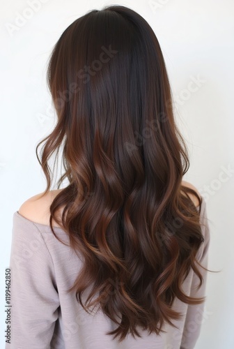 woman with long hair