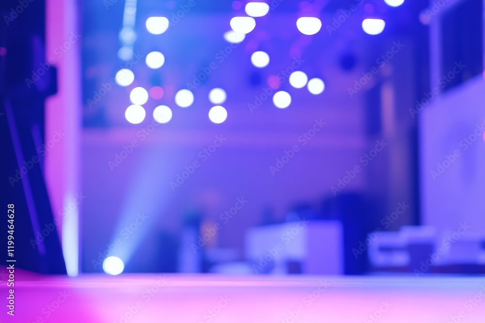 Blurred background of event exhibition show public hall, business trade concept, Generative AI Blurred background of event exhibition show public hall, business trade concept, Generative AI