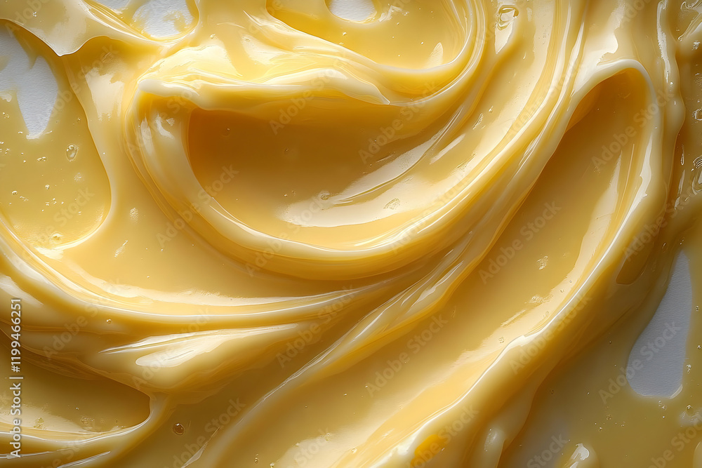 Swirled creamy texture, close-up, studio shot, food background, recipe Swirled creamy texture, close-up, studio shot, food background, recipe