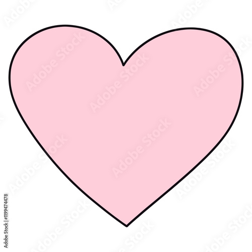 Free Download Pink heart icon simple blackboard minimalist vector - GFXLoad