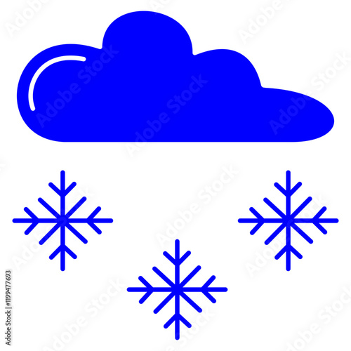 snowfall begins