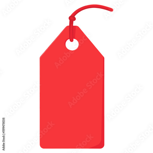 Red tag accessory dynamite weaponry vector
