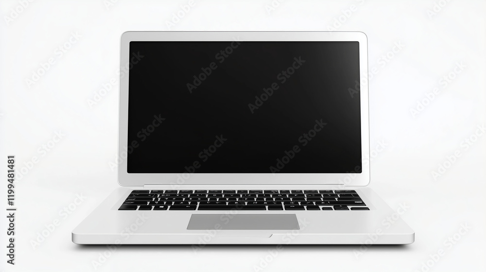 Innovative laptop design isolated on a crisp white background high quality ultra clear Innovative laptop design isolated on a crisp white background high quality ultra clear