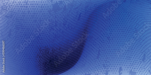 Blue smoke dark background, grunge black dots abstract pattern Modern and simple design for cover