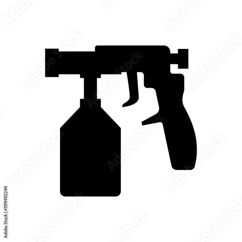 Spray paint gun icon design vector illustration.
