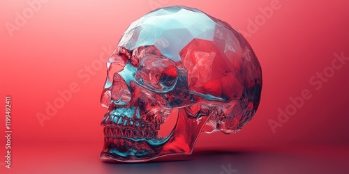 Crystalline Skull: A Study in Light and Shadow