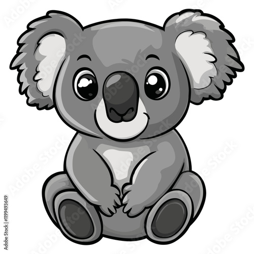 Wallpaper Mural Koala koala illustration animal vector Torontodigital.ca