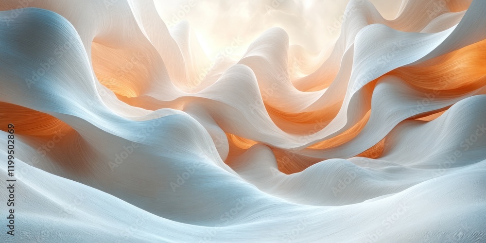 Obraz premium Abstract Canyon: Swirling Sands of Light and Shadow