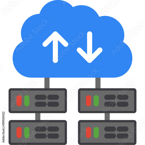 Cloud Workload Icon