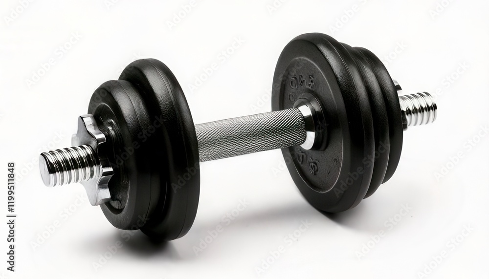 dumbbell gym weight isolated on white. Generated image dumbbell gym weight isolated on white. Generated image