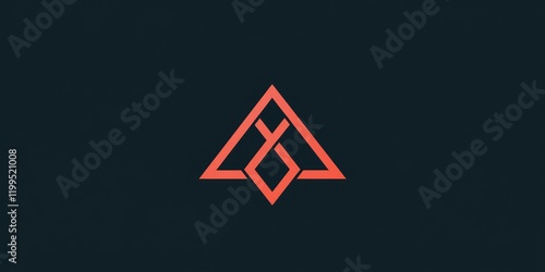 Minimalist logo design with clean lines