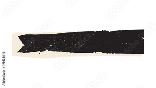 black paper illustration vector